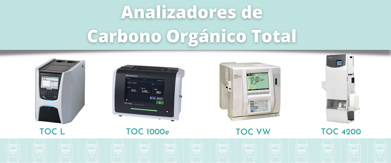 Analizador de Carbono Orgánico Total TOC